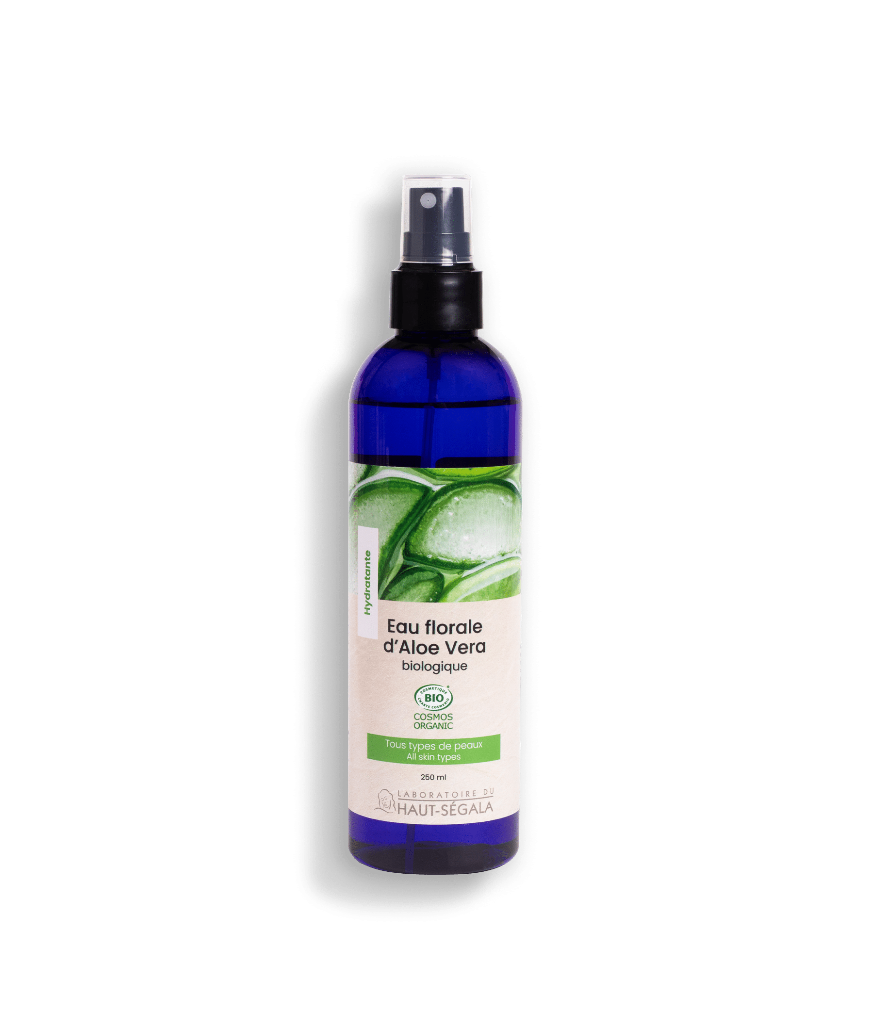 Eau florale d'Aloe Vera certifiée BIO