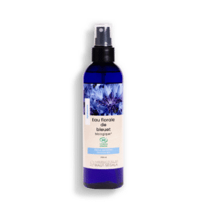 Eau florale de bleuet certifiée BIO