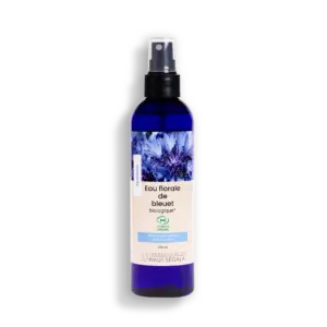 Eau florale de bleuet certifiée BIO