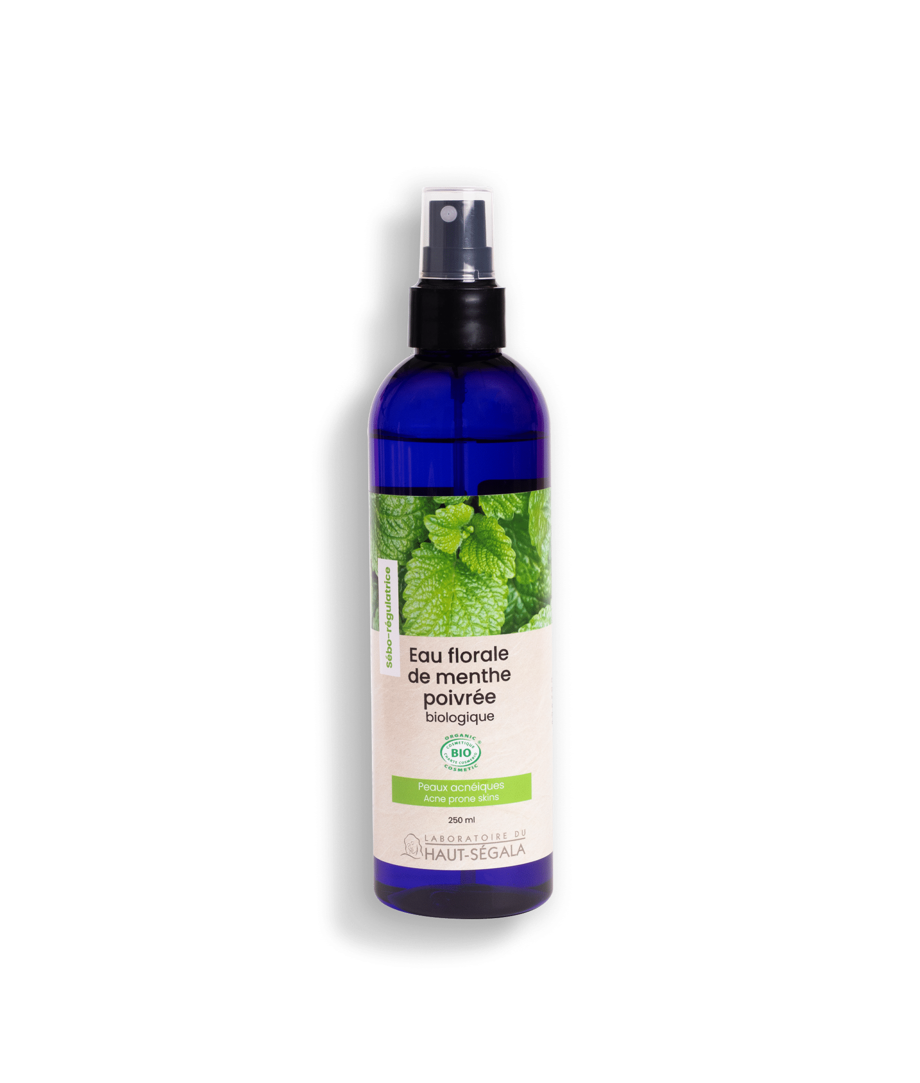 Eau florale de menthe poivrée certifiée BIO