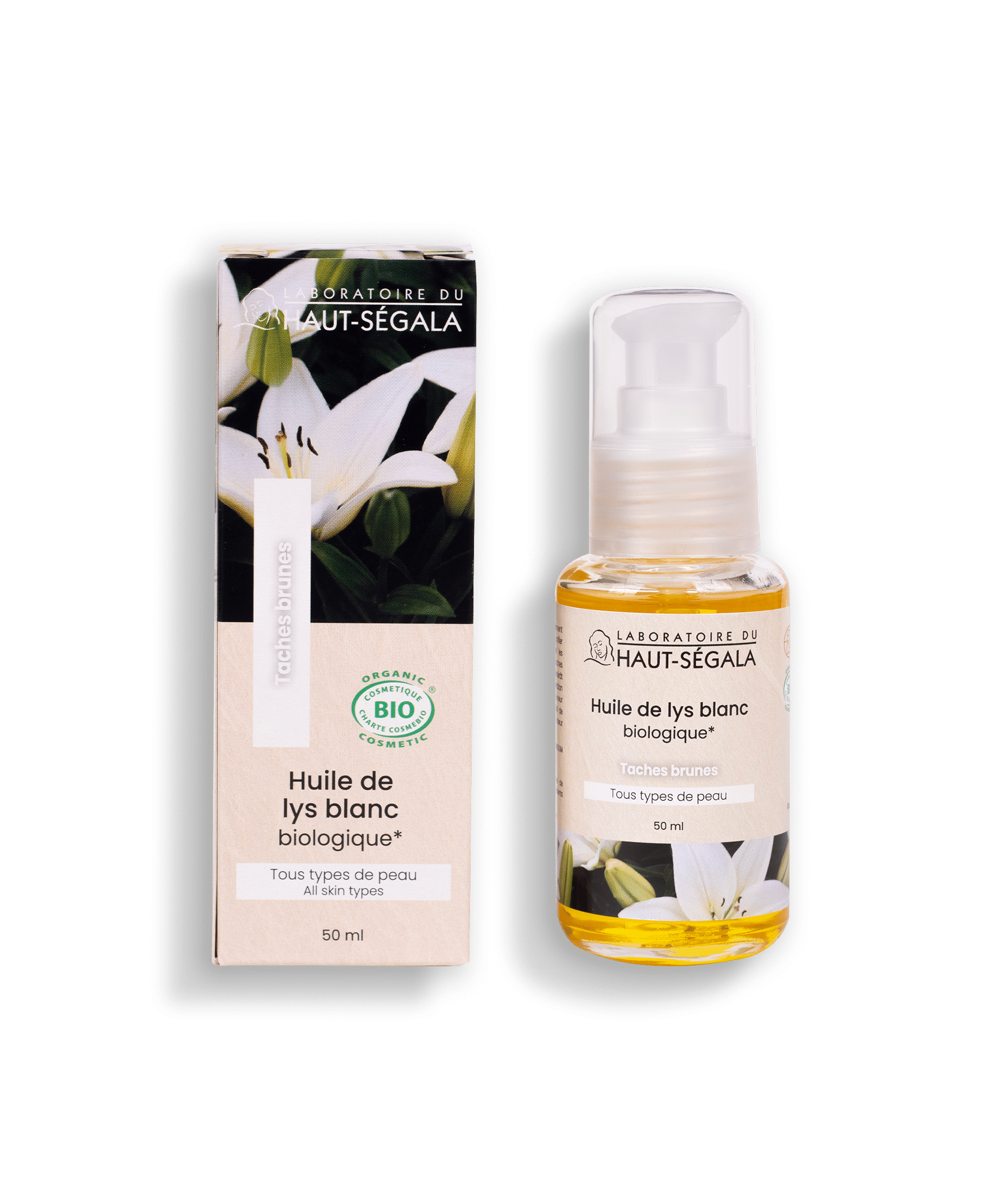 Huile de lys blanc certifiée BIO