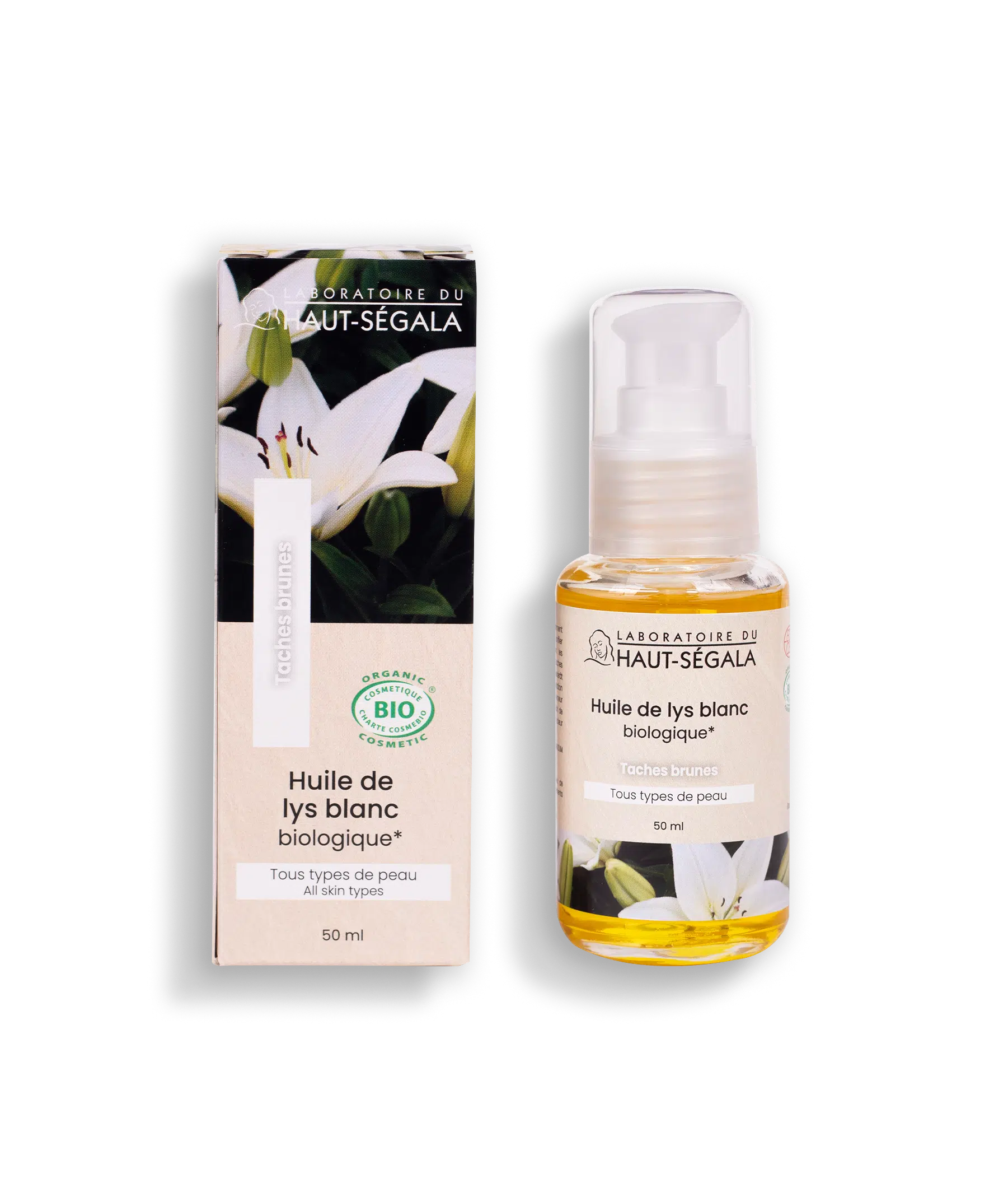 Huile de lys blanc certifiée BIO
