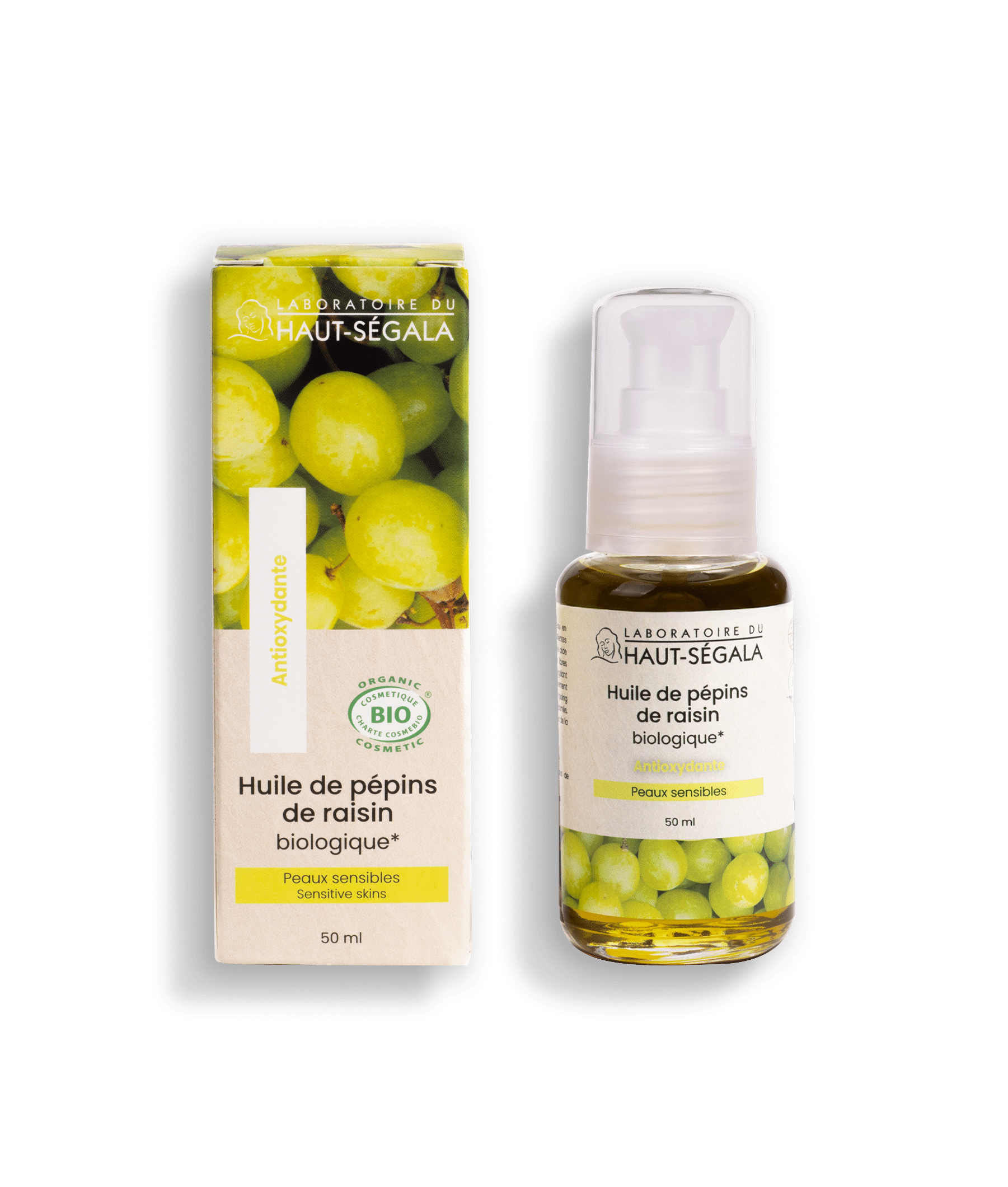 Aceite de pepitas de uva ecológico certificado