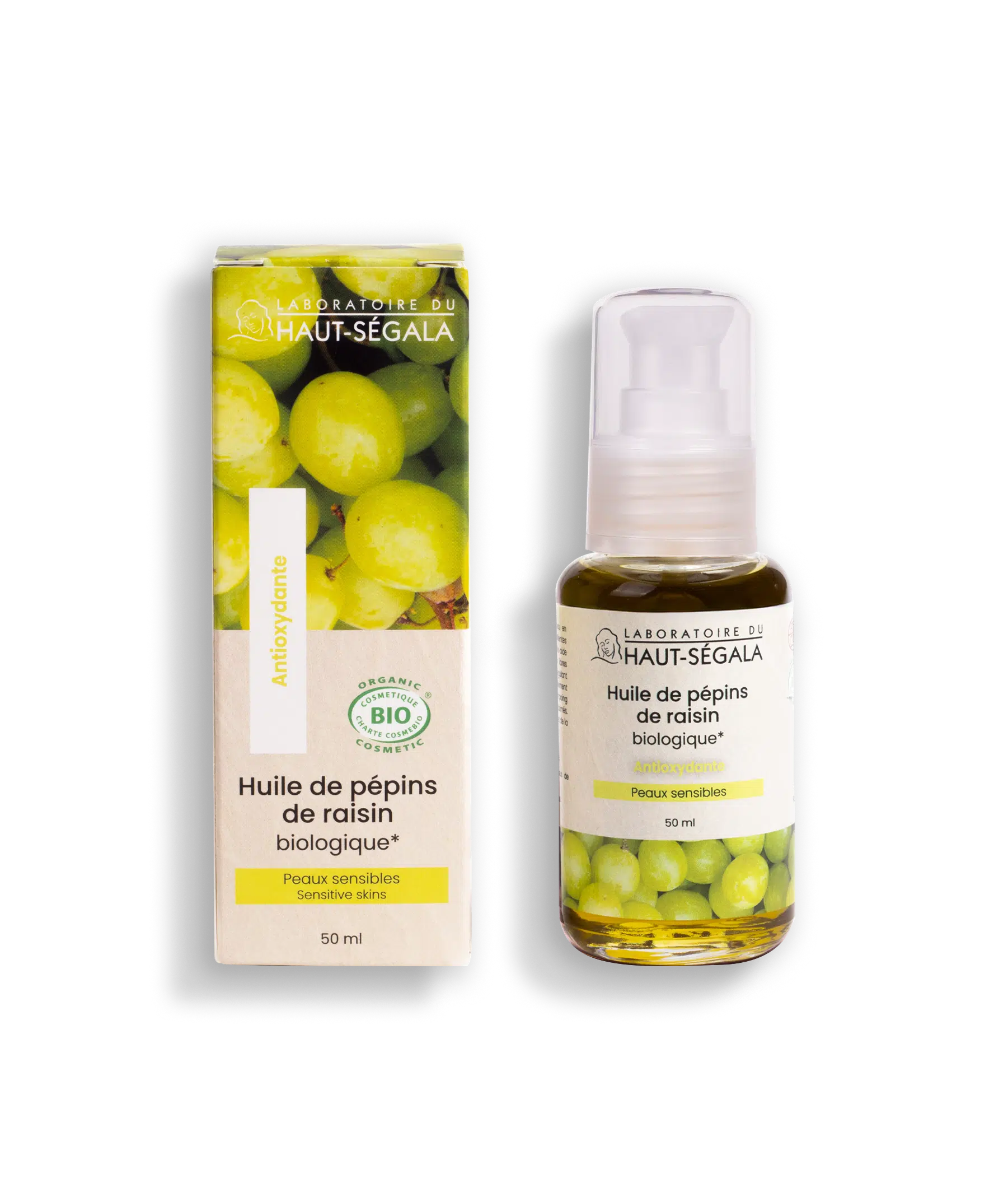 Huile de pépins de raisin certifiée BIO