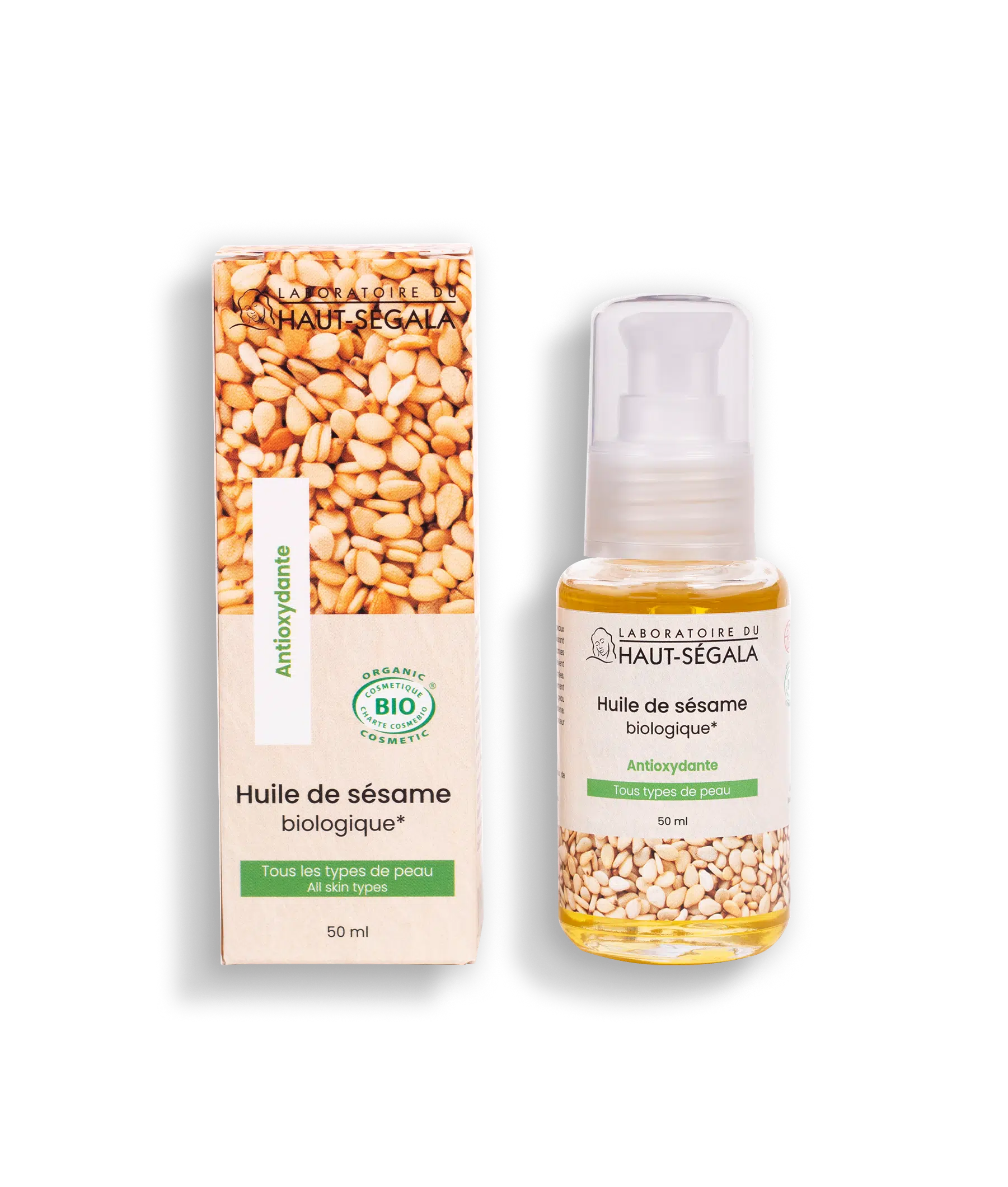 Huile de sésame certifiée BIO