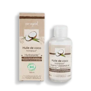Packshot produit huile de coco 100ml