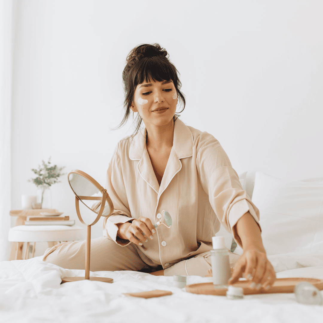 Routine visage pour la nuit
