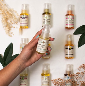 Gamme d'huiles végétales du laboratoire haut-ségala