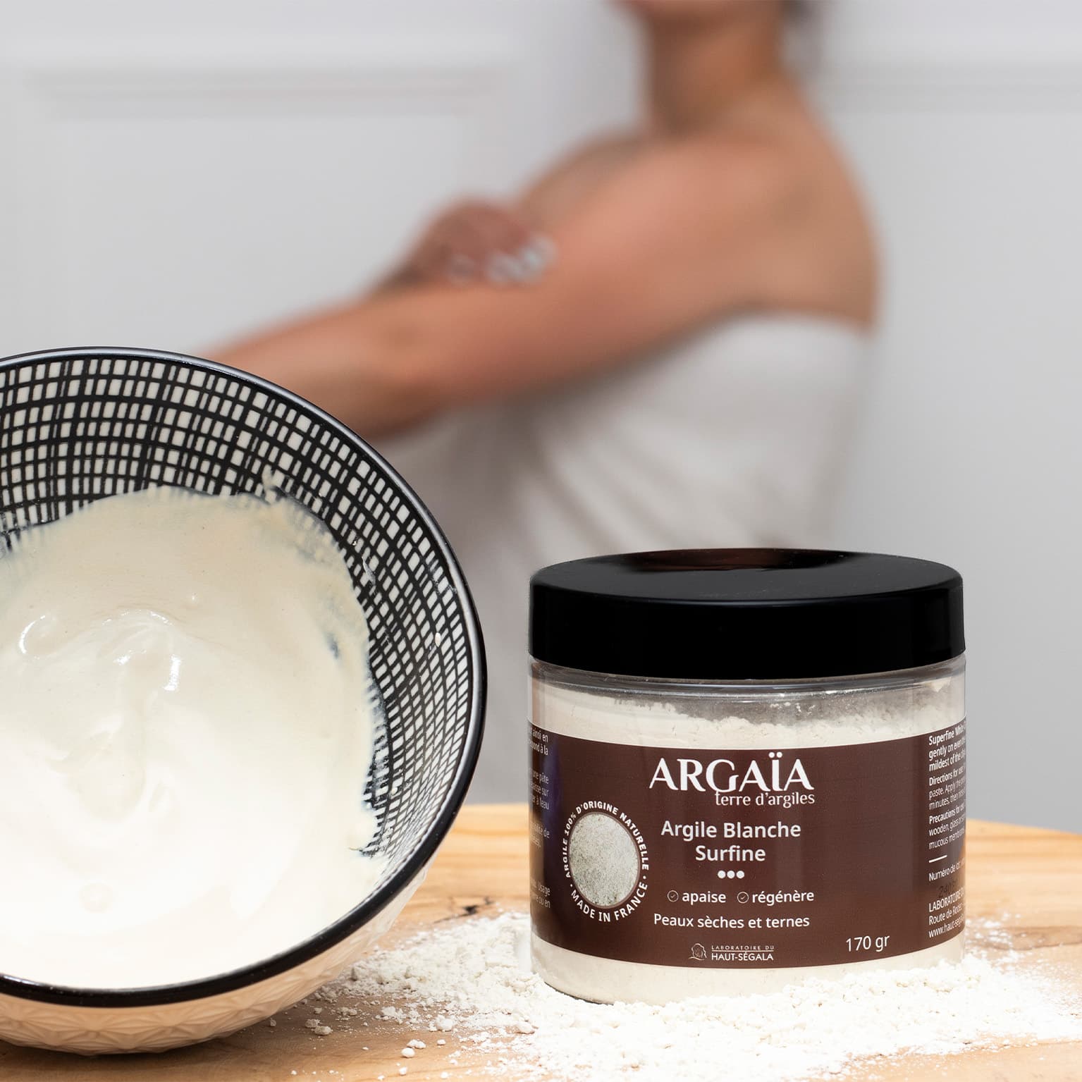 Argile Blanche surfine en poudre naturelle – Image 4