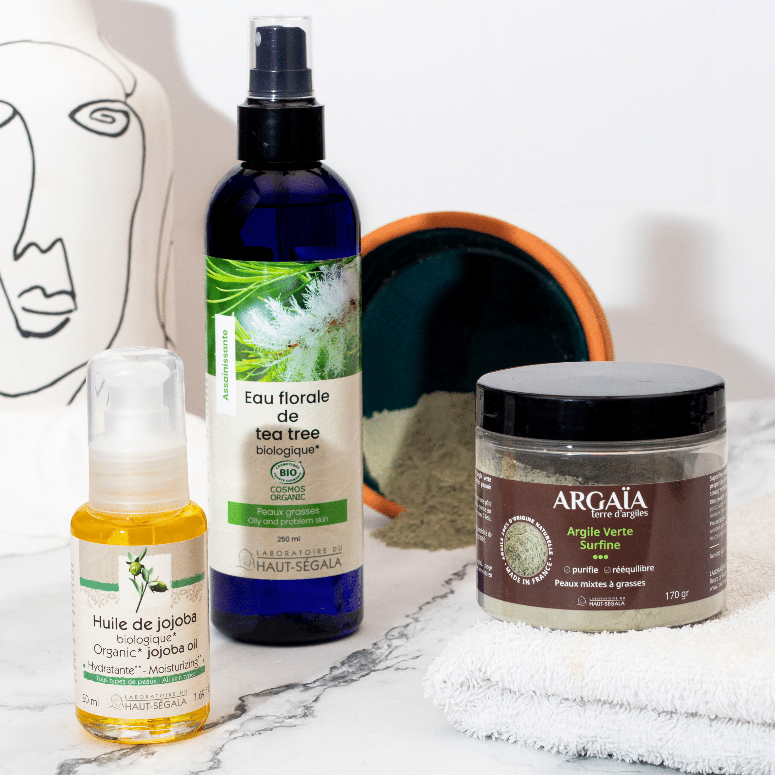 Idée de DIY masque visage biologique avec des ingrédients naturels, tutoriel Haut-Ségala pour un soin maison.