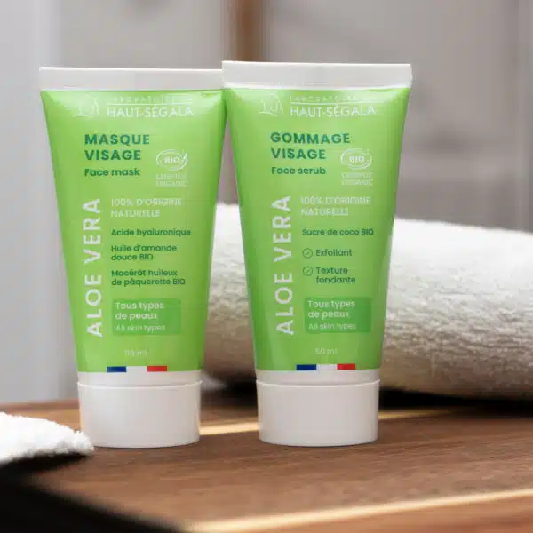 BIO-zertifiziertes Aloe Vera-Gesichtspeeling – Bild 4