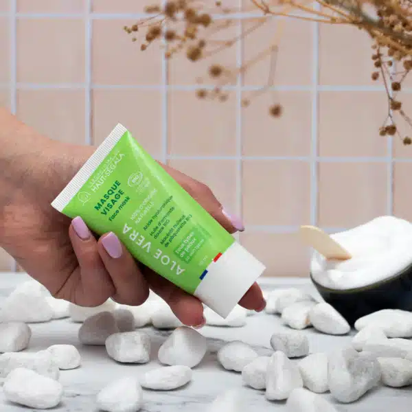 BIO-zertifizierte Aloe Vera Gesichtsmaske – Bild 2