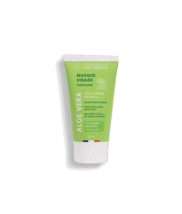 BIO-zertifizierte Aloe Vera Gesichtsmaske