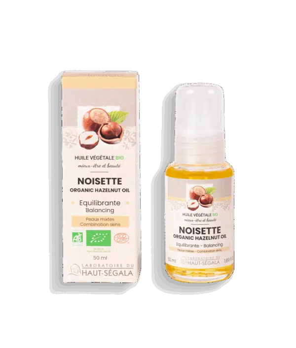 Huile de noisette certifiée BIO