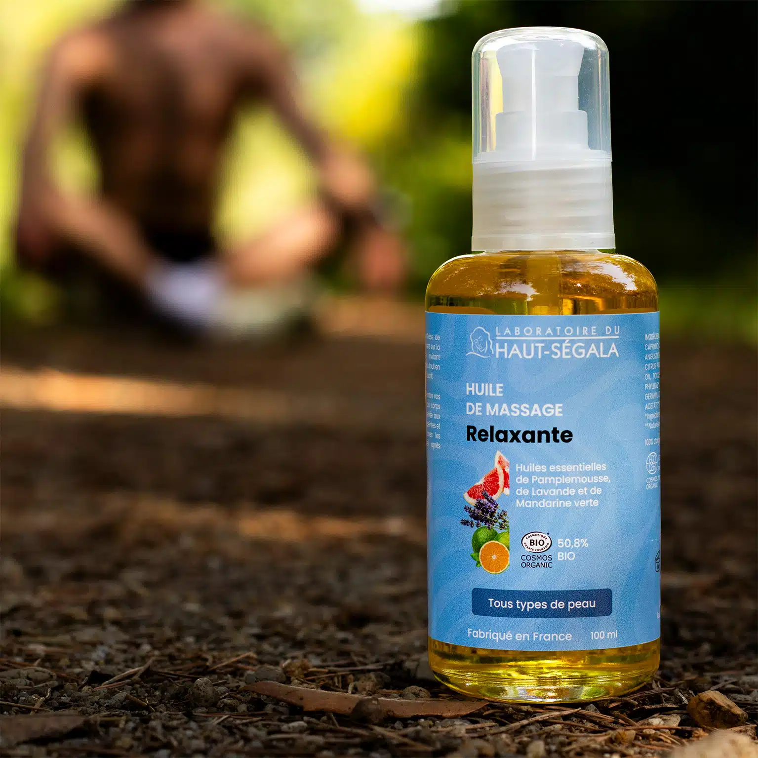 Huile de massage relaxante certifiée BIO – Image 2