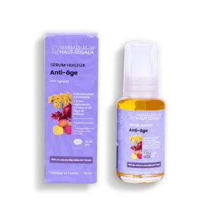 Sérum huileux anti-âge certifiée BIO