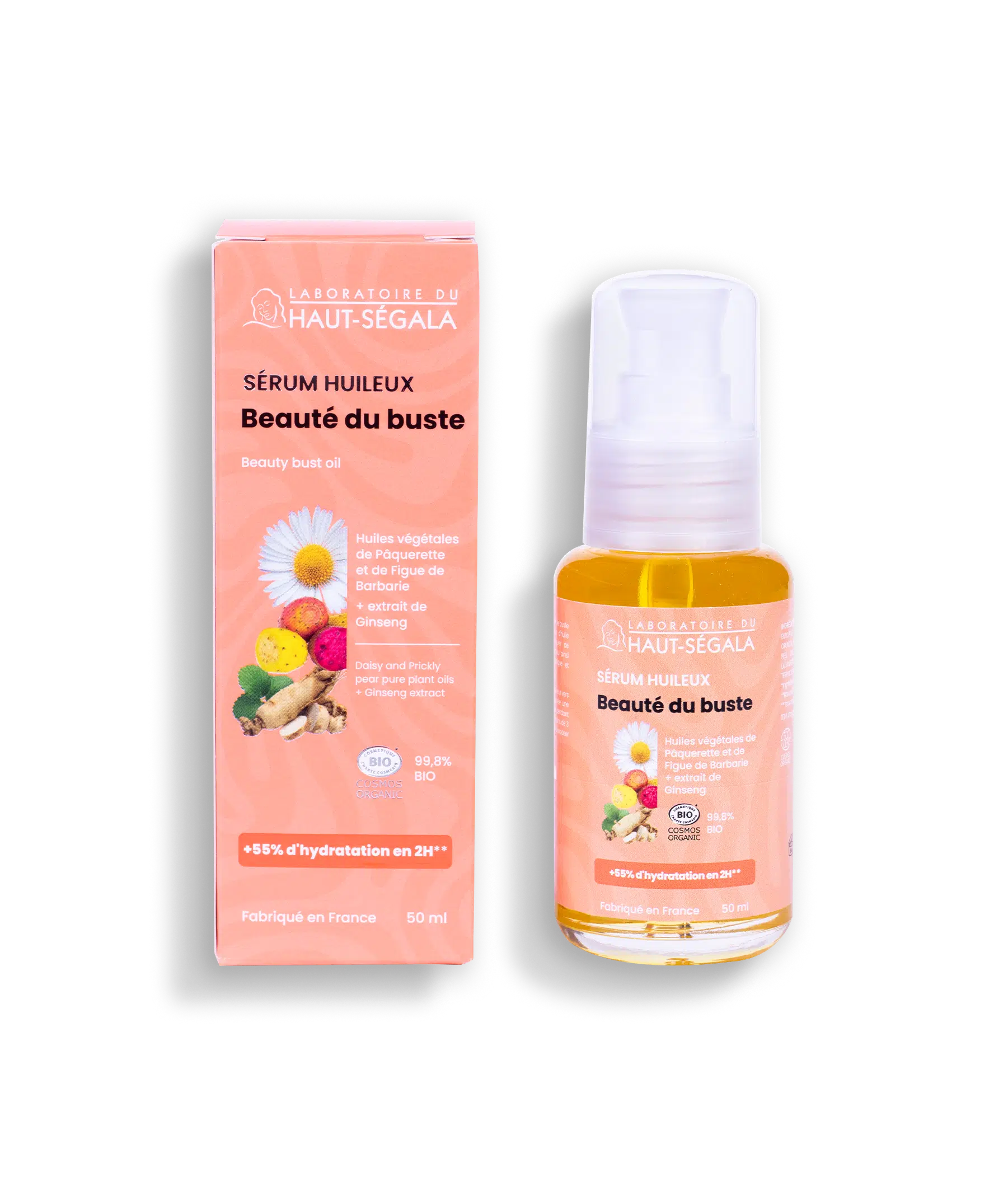Sérum huileux beauté du buste certifiée BIO